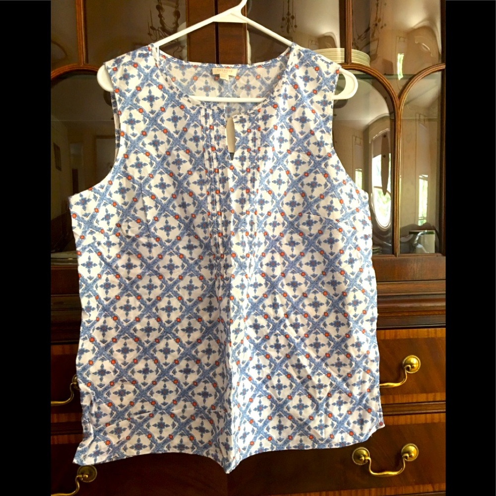 Talbots sleeveless top NWT